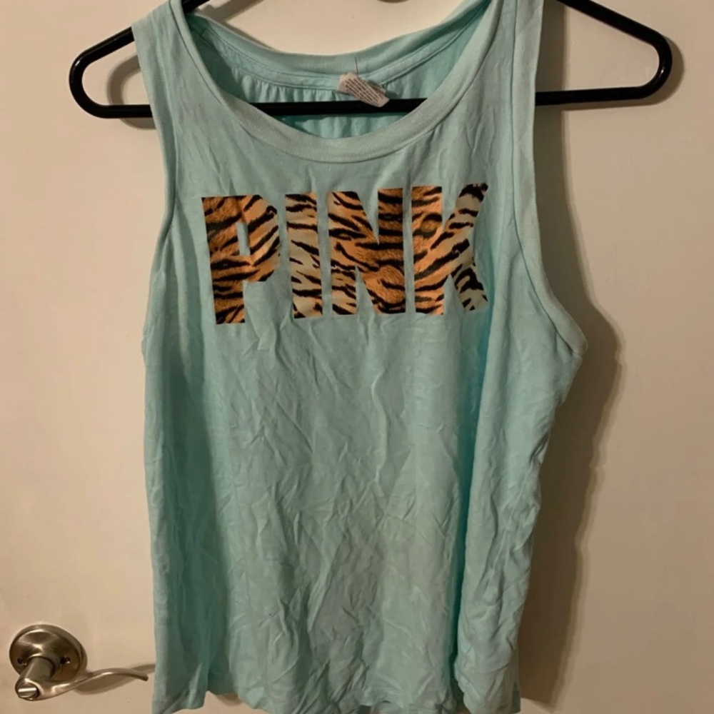 Victoria Secret Pink tank top aqua